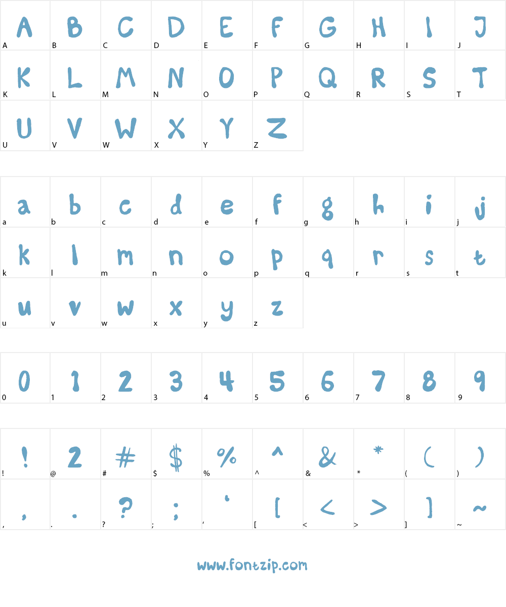 Some Kinda Madness Font Character